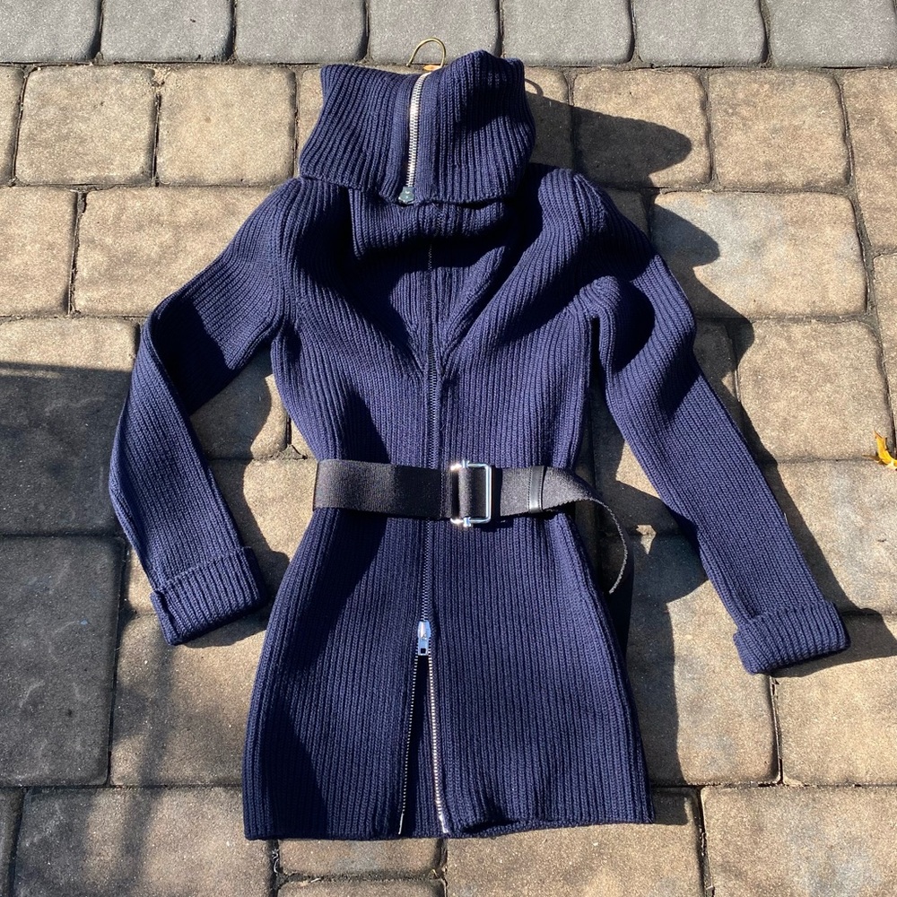 NWOT Miu Miu belted sweater jacket - Picture 4 of 8